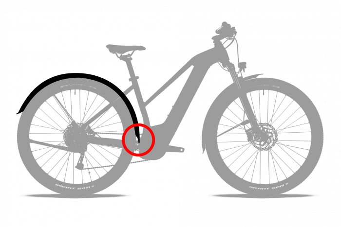 Aparatori Acid Mudguard Set 56 28" BB Mount 2.0 Black [3]