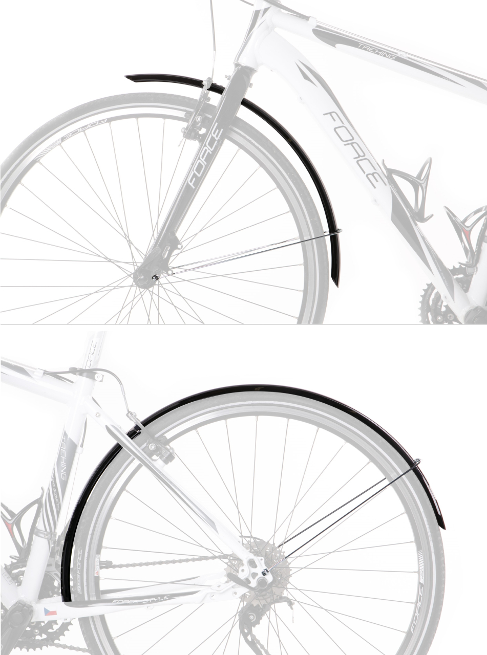 Set aparatori Force AluFlex ECO trekking 28 Negre [2]