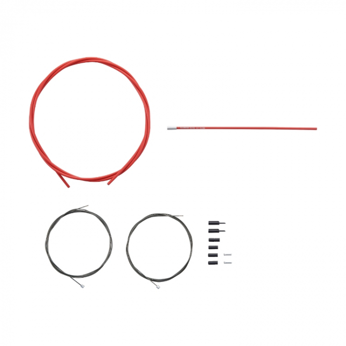 Set cabluri si camasi schimbator Shimano OT-RS900 OptiSlick, Rosu [2]