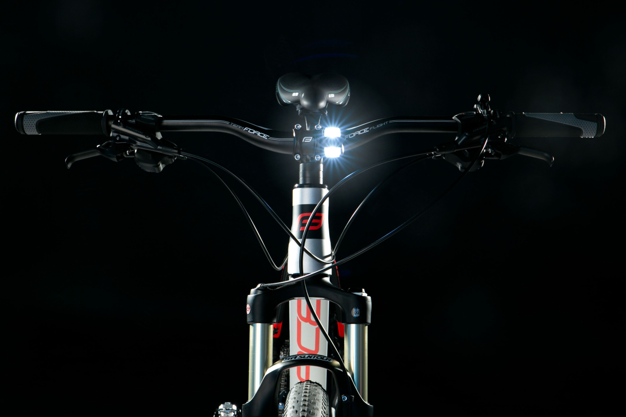 Set lumini intermitente Force Ambit fata+spate [3]