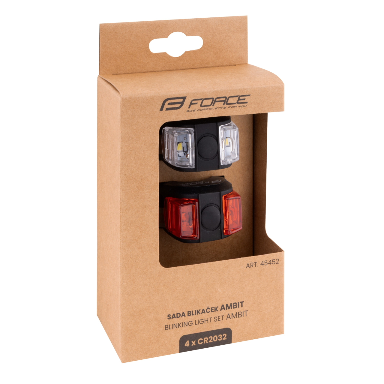 Set lumini intermitente Force Ambit fata+spate [5]