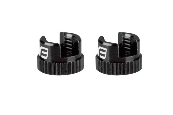 Set piulite de janta Force pentru valve presta, aluminiu [2]