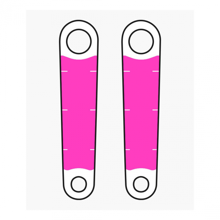 Set stickere protectie brat pedalier Muc-Off Crank Protection Kit Clear Matt [4]