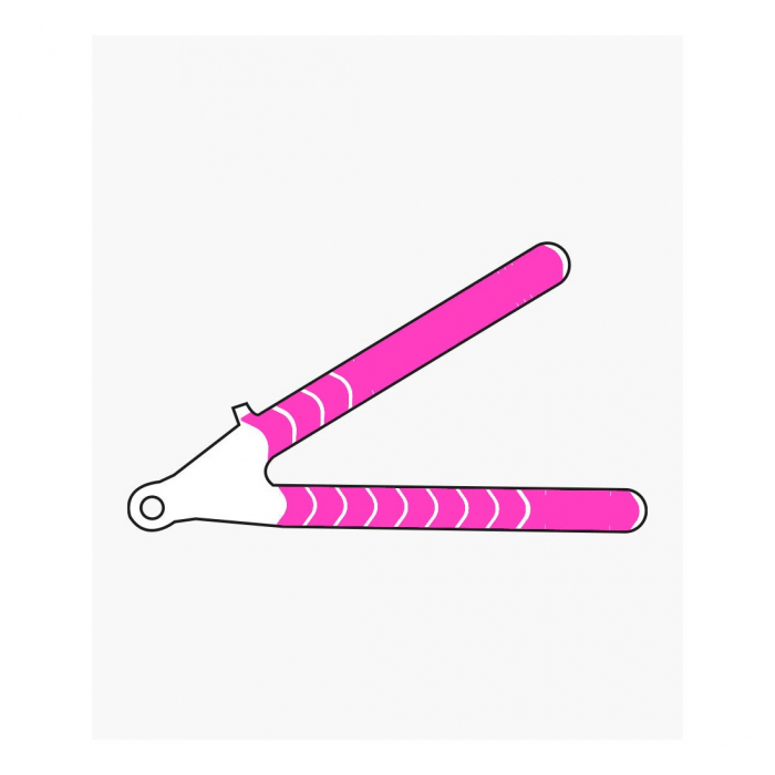 Set stickere protectie cadru Muc-Off Chainstay Protection Kit Clear Matt [4]