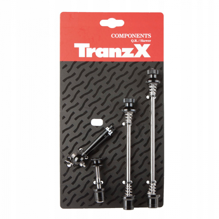 Set tije excentric Tranz-X Security Lock, fata/spate/tija sa, negre [5]