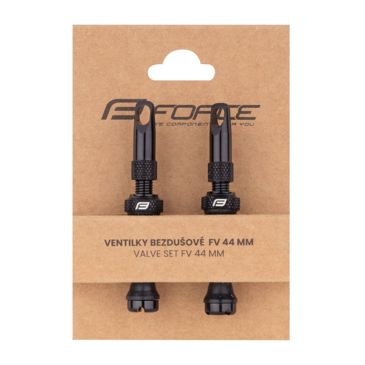 Set Valve Tubeless Force 2xFv 44mm Negre [2]