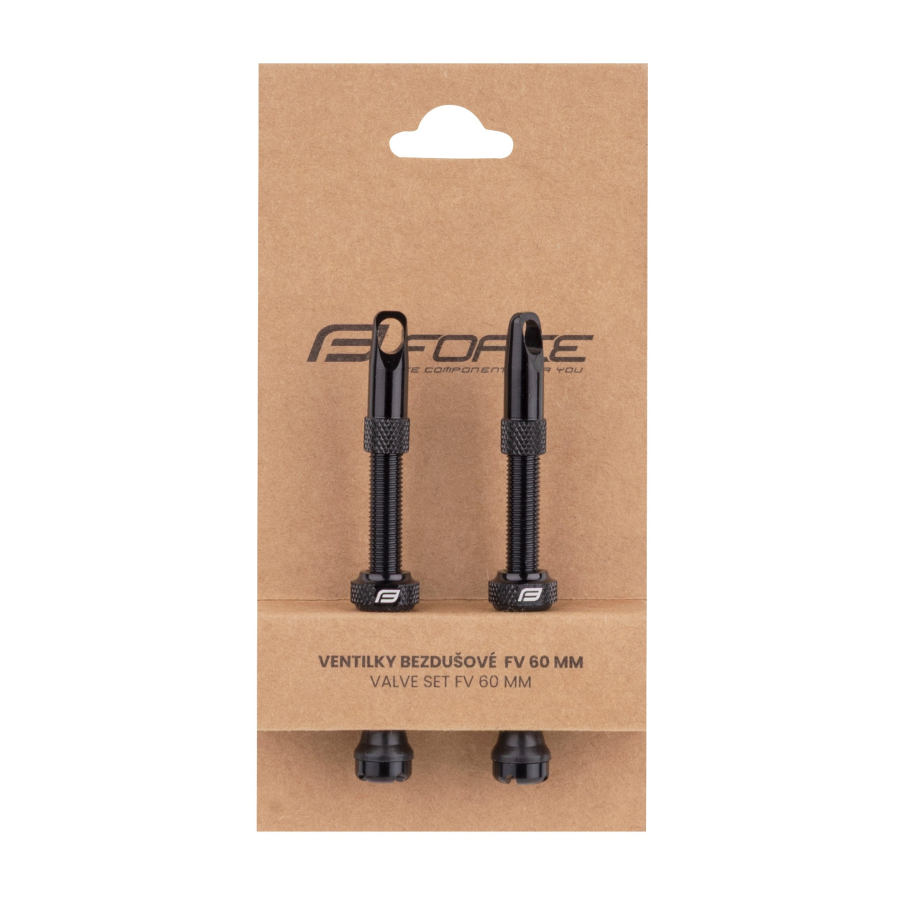 Set Valve Tubeless Force 2xFv 60mm Negre [2]