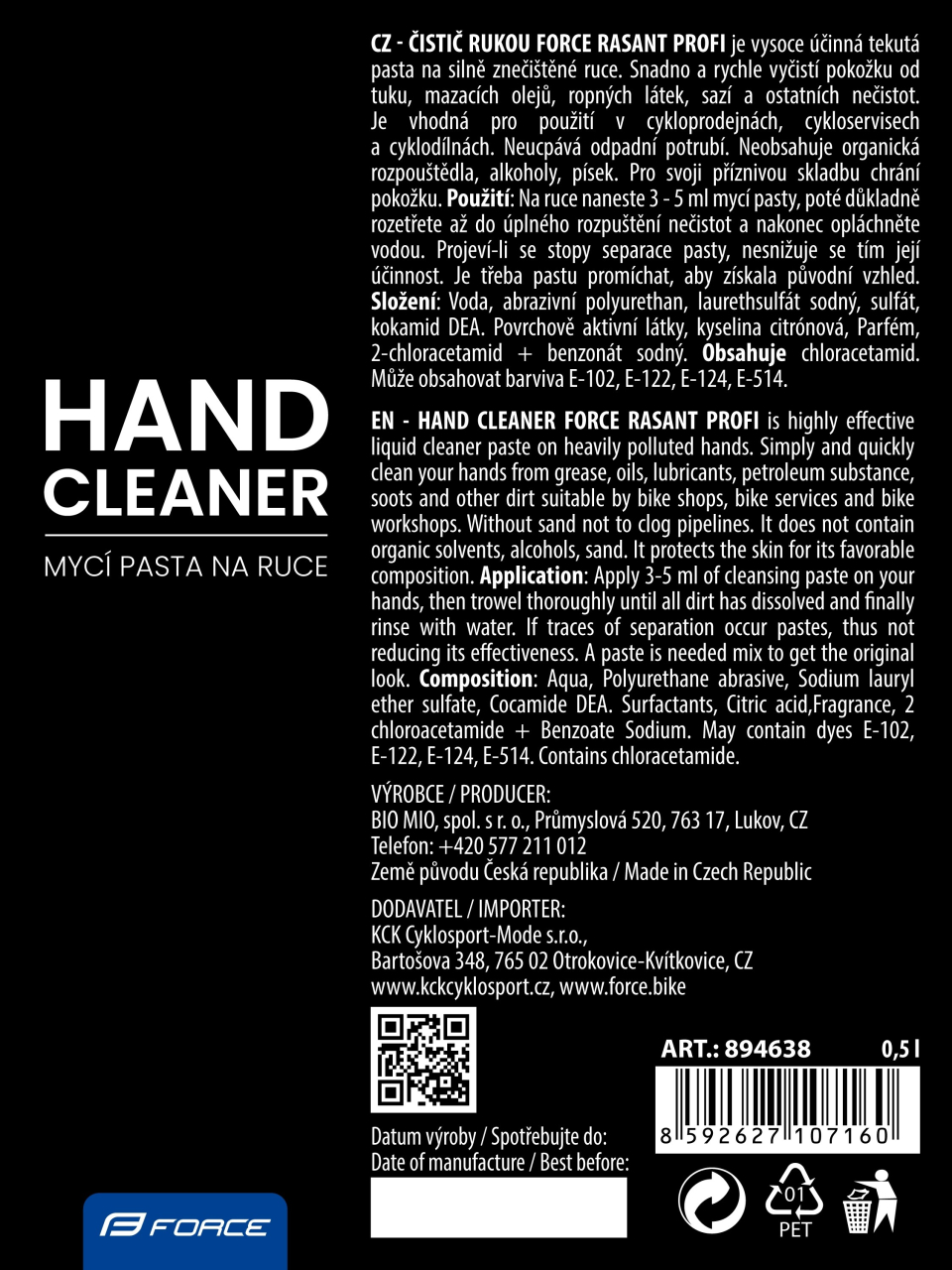 Solutie Force Rasant Profi pentru maini, 500mL [2]