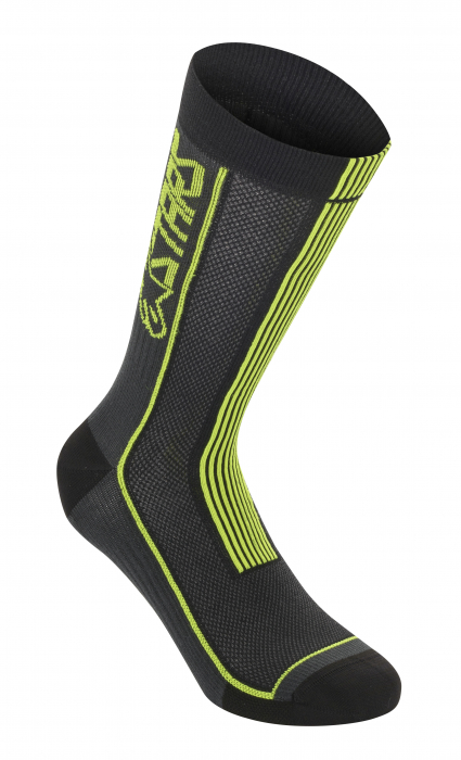 Sosete Alpinestars Summer Socks 22 Black / Acid Yellow L [1]