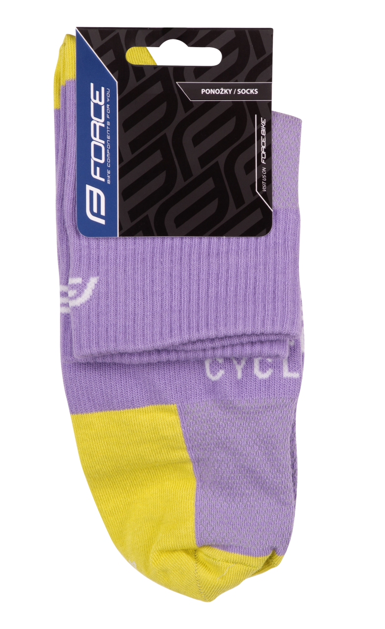 Sosete Force EDGE, violet-fluo L-XL/42-46 [2]