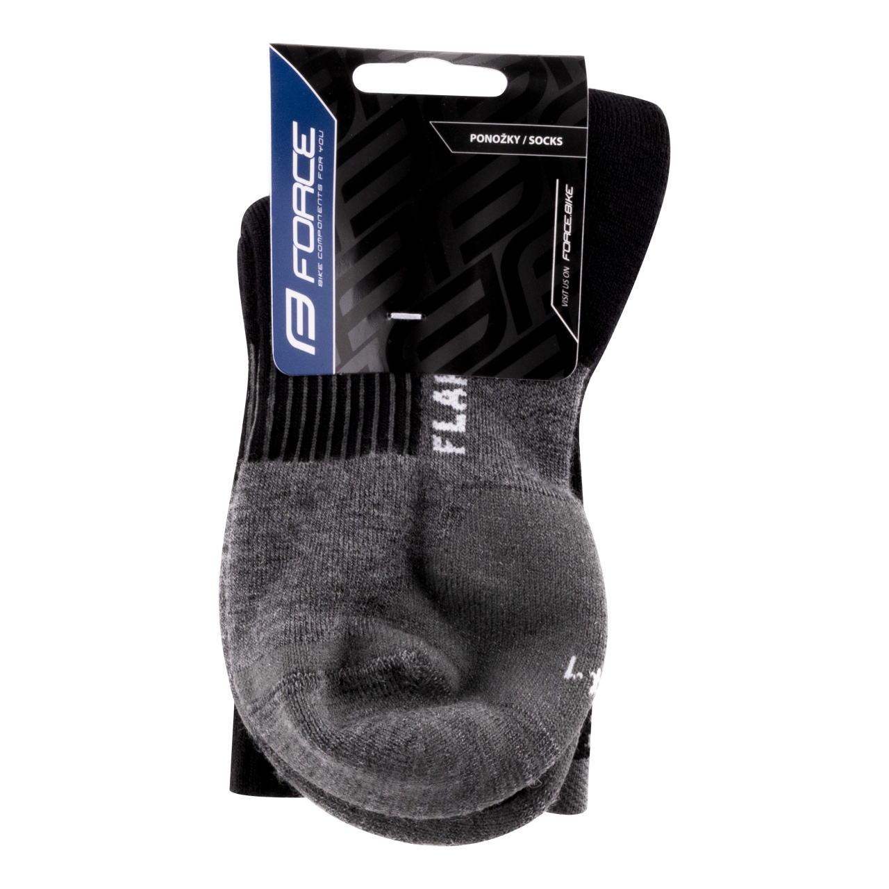 Sosete Force Flake black-grey S-M/36-41 [2]