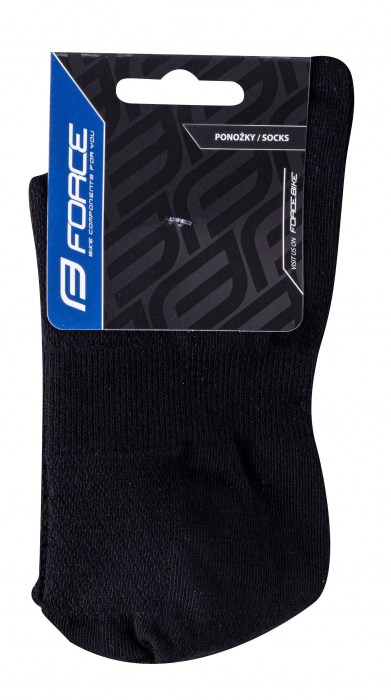 Sosete Force Mid, negru, S-M (36-41) [2]