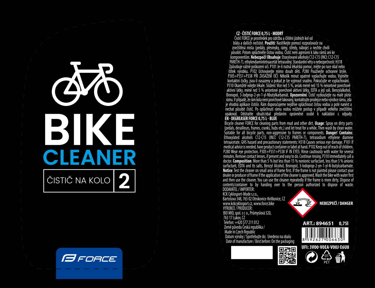 Spray curatare Force 750 ml [2]