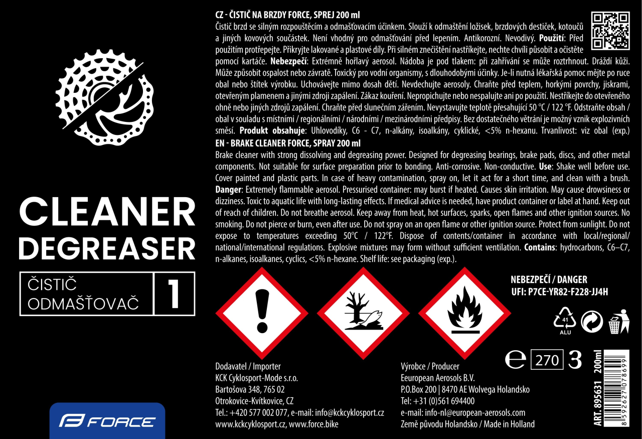 Spray Force degresant pentru frane 200 ml [2]