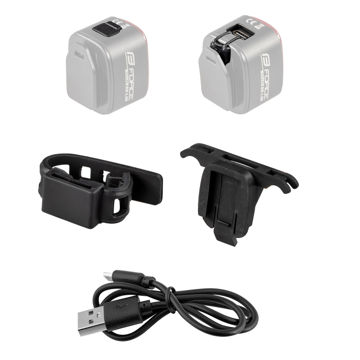 Stop spate Force Flea 70Lm, 1 Led, USB [3]