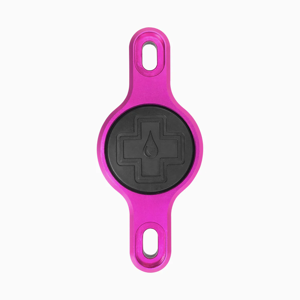Suport Apple AirTag pentru cadru Muc-Off Secure Tag Holder V2 Magenta [1]