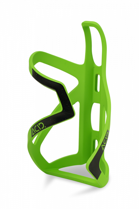 Suport Bidon Acid HPP Sidecage Matt Green'N'Glossy Black [1]