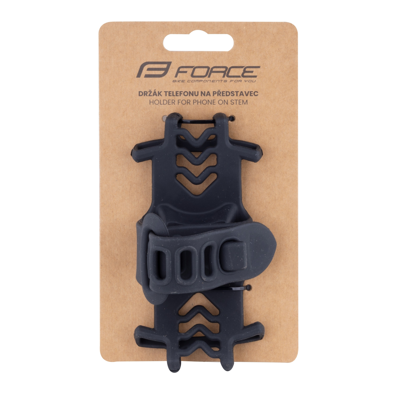 Suport Force din silicon pentru telefon 4 - 6 pe tija, negru [3]