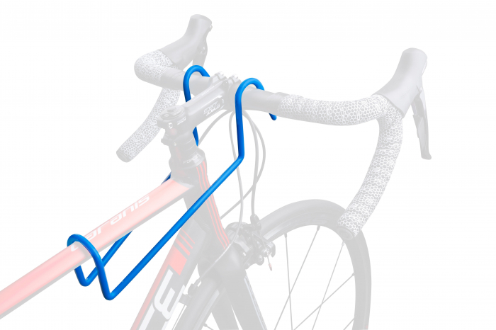 Suport pentru furca si ghidon FORCE, otel, albastru [2]