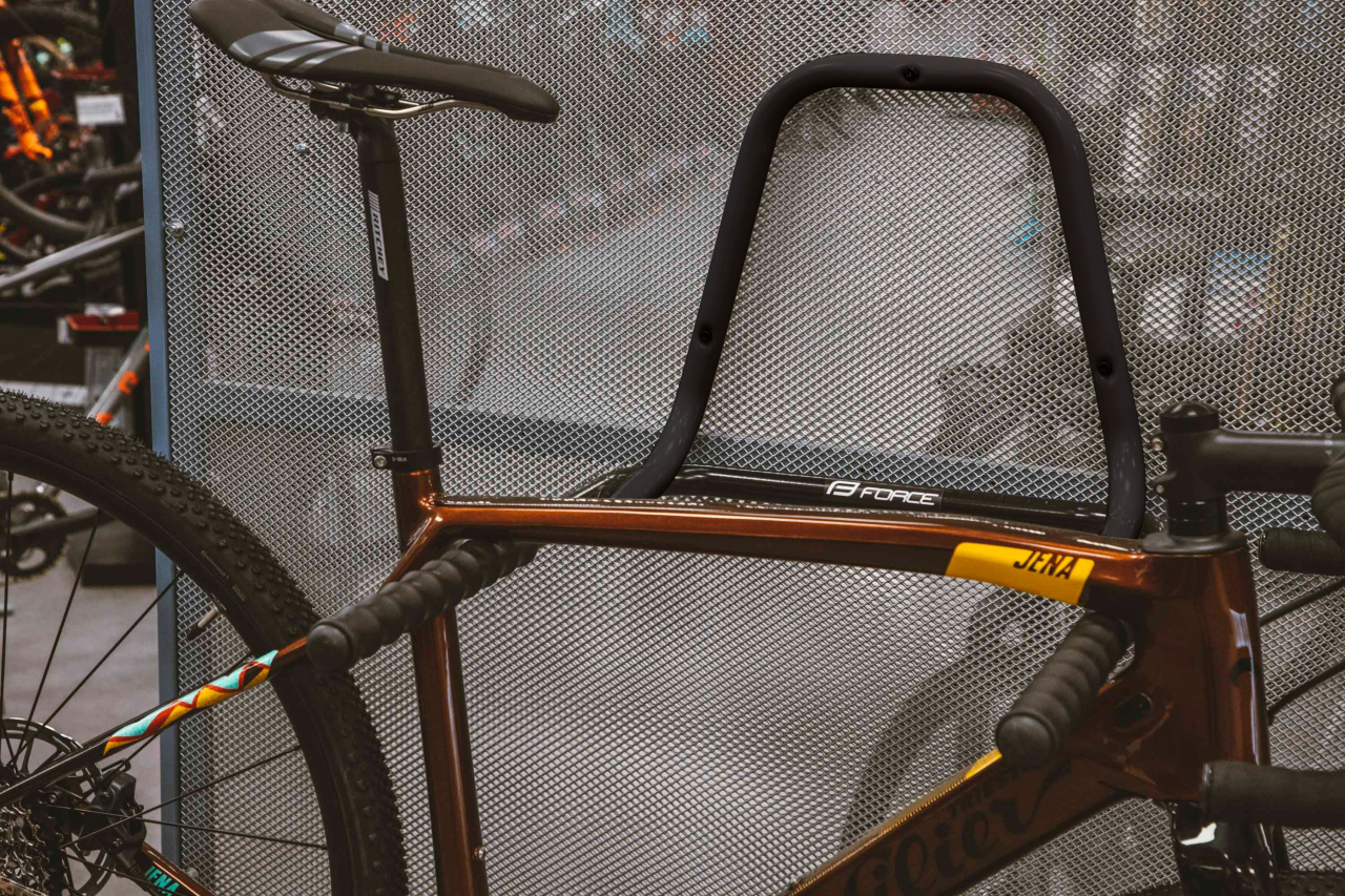 Suport perete pentru bicicleta pliabil gri/negru [4]