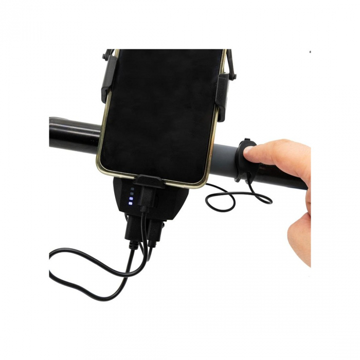 Suport telefon EWS009 cu baterie externa si lumina [4]