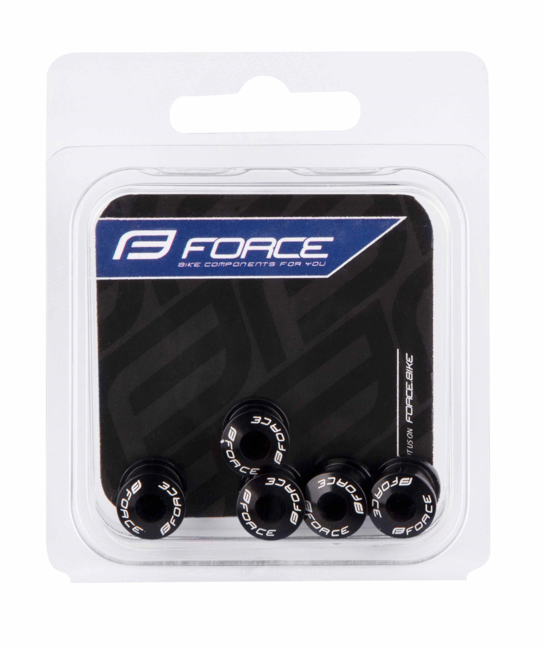 Suruburi Angrenaj Force Aluminiu Negre M8x8.5 [2]