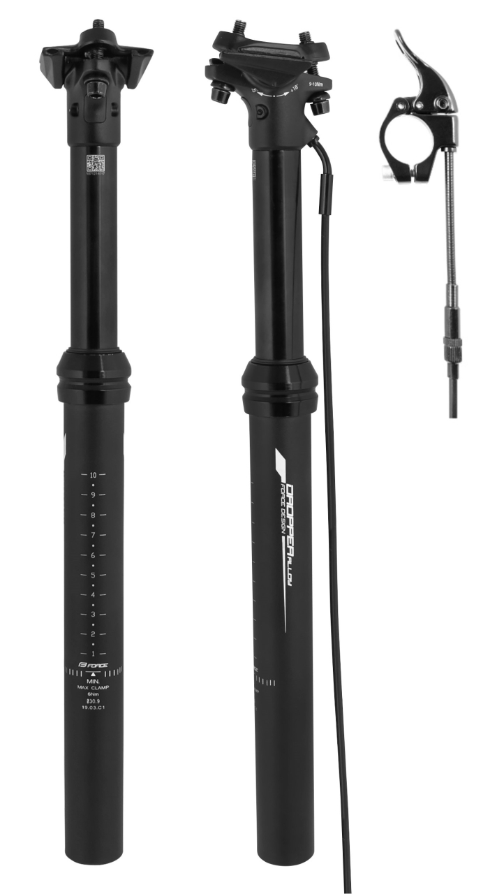 Tija sa dropper Force DROPPER 30,9/475mm, negru mat [2]