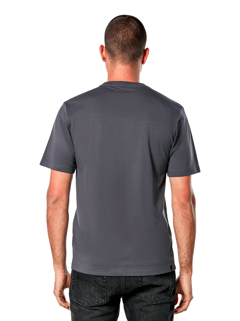Tricou Alpinestars Ride 4.0 CSF Tee Charcoal/Lime/Black XXL [2]