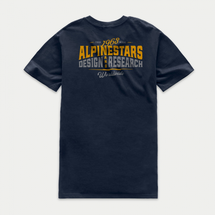Tricou Alpinestars Stax CSF Tee Navy L [4]