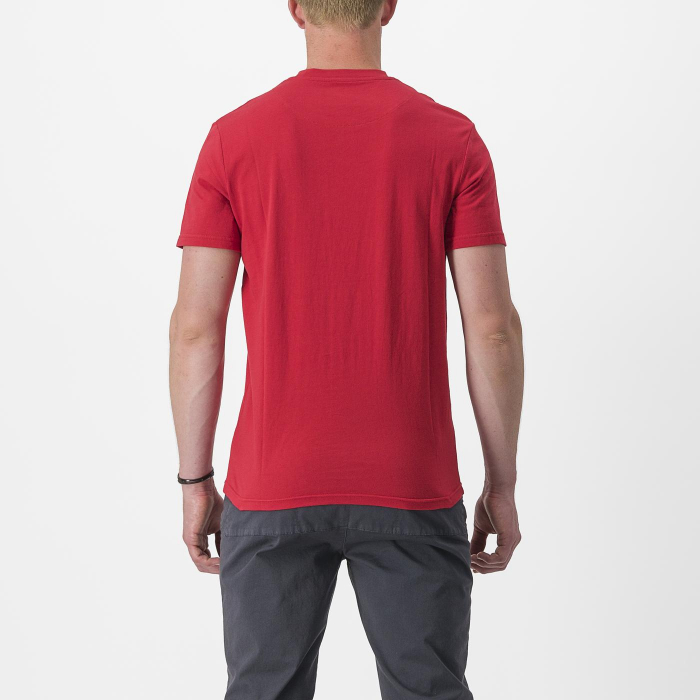 Tricou casual Castelli Finale Tee, Rosu, L [2]