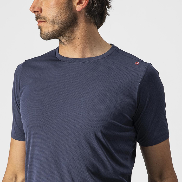 Tricou casual Castelli Tech 2 Tee, Bleumarin, L [3]