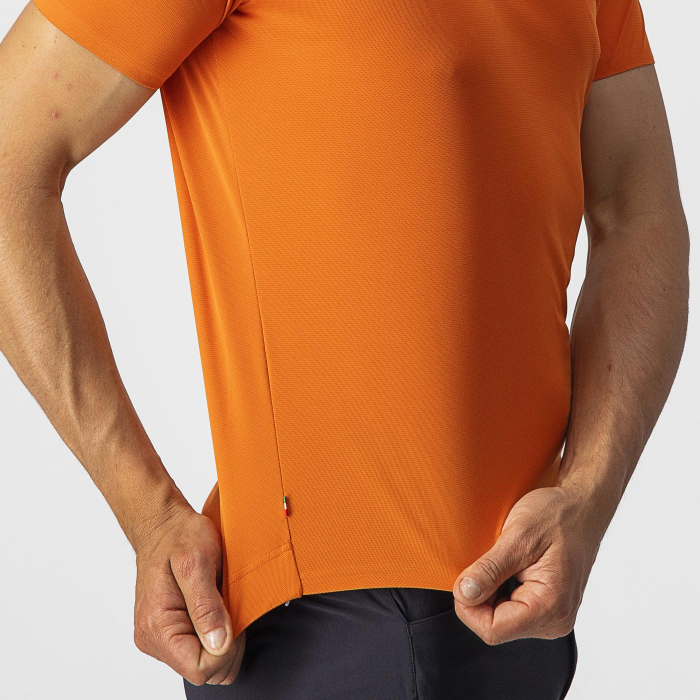 Tricou casual Castelli Tech 2 Tee, Portocaliu, L [4]