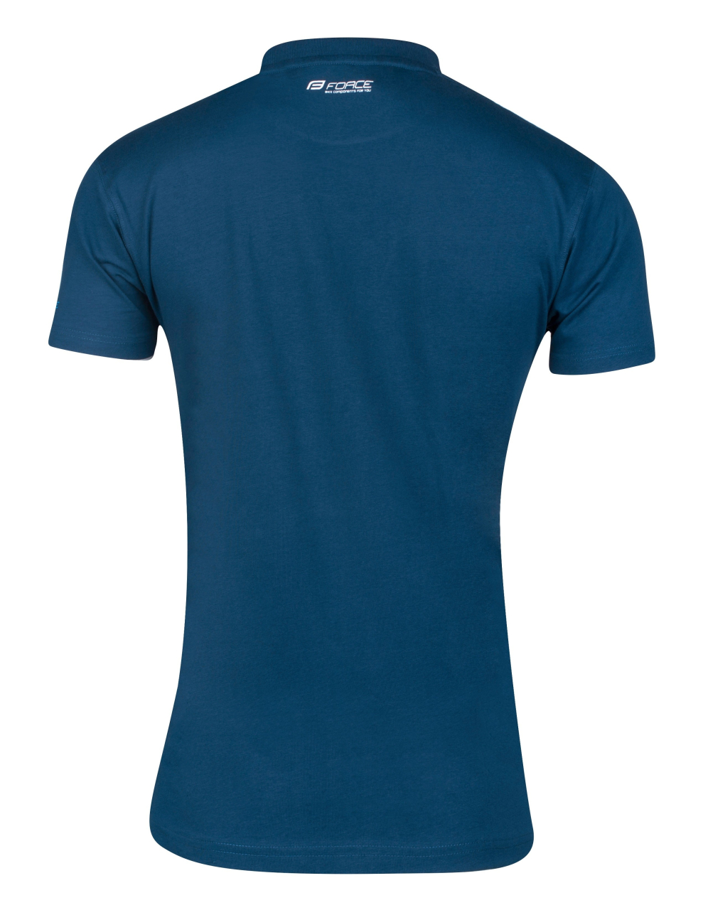 Tricou casual cu maneca scurta Force Flow Albastru XS [2]