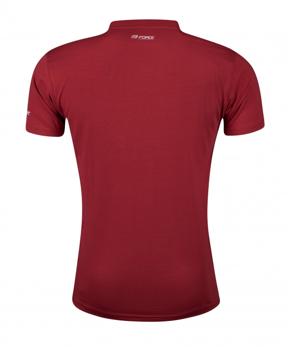Tricou ciclism Force Bike, rosu, 3XL [2]