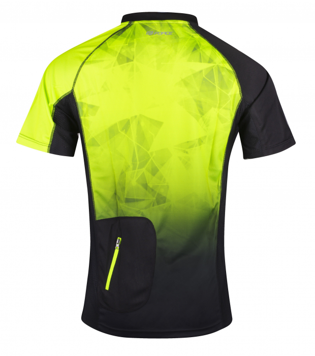 Tricou ciclism Force MTB Core, fluo/negru, XL [2]