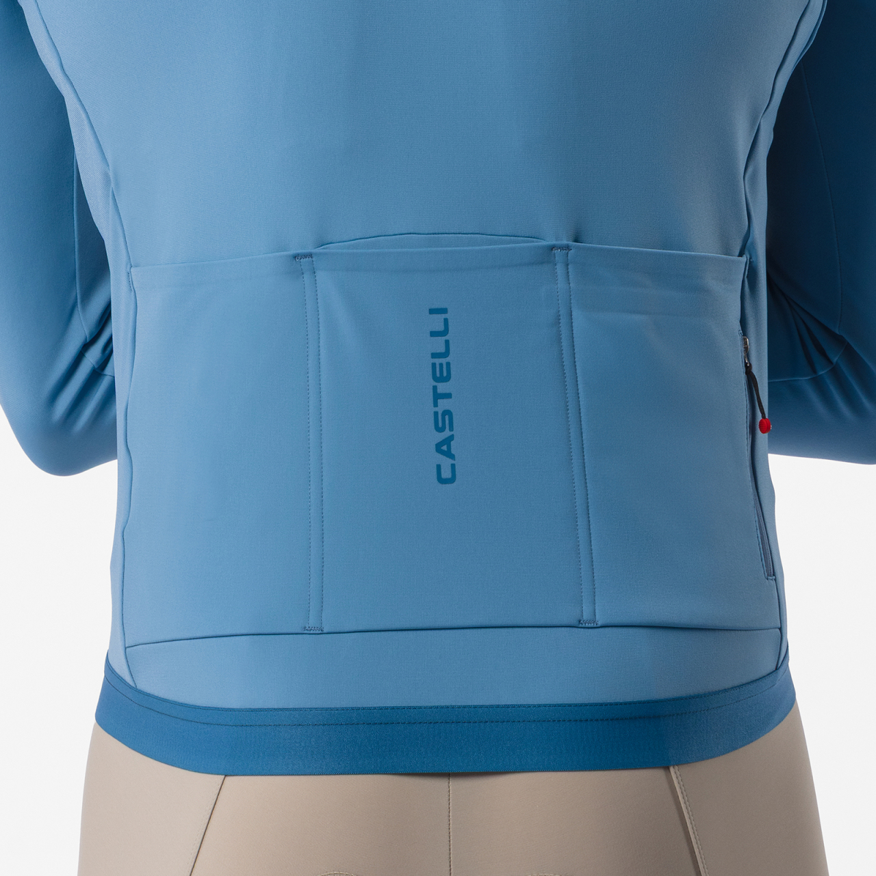 Tricou cu maneca lunga Castelli Espresso Thermo 2, Albastru Metalic, L [5]
