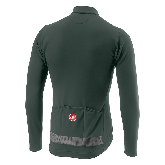 Tricou cu maneca lunga Castelli Puro 3 FZ, Kaki/Negru reflex, L [2]