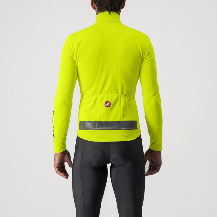 Tricou cu maneca lunga Castelli Puro 3, lime electric/argintiu reflex, XL [2]
