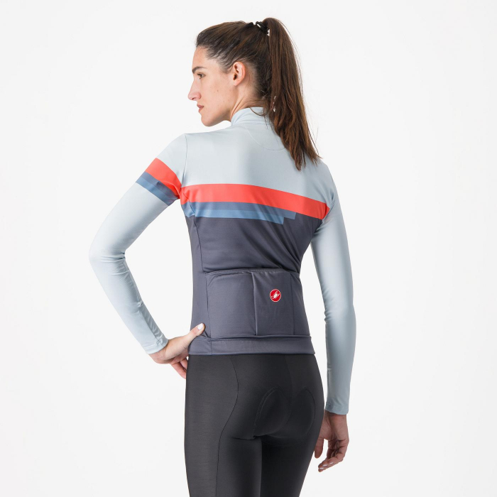 Tricou cu maneca lunga Castelli Tornare, bleumarin amurg/bleu pal/portocaliu briliant, XS [2]