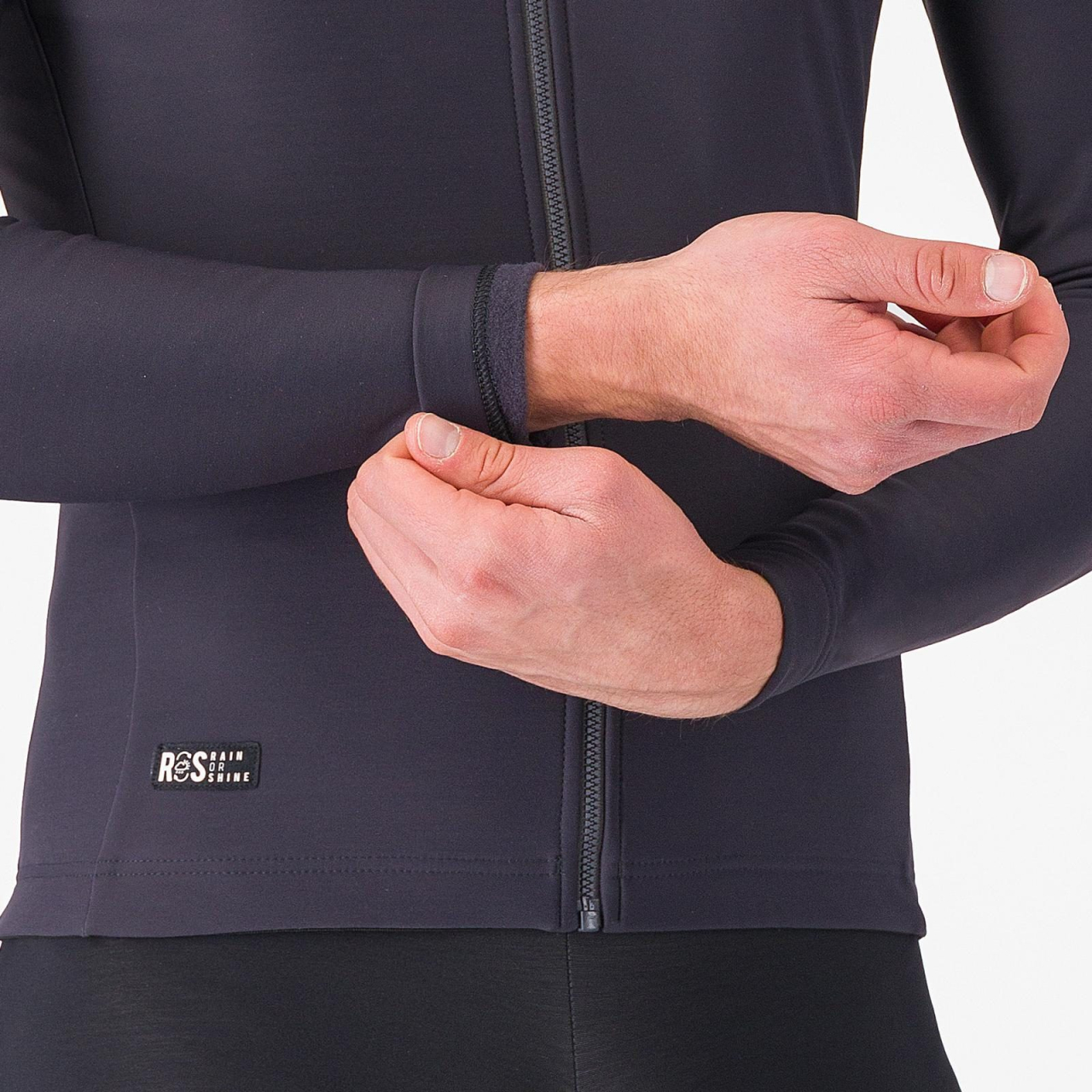 Tricou cu maneca lunga Castelli Tutto Nano RoS, pt barbati, gri inchis/rosu, XS [5]