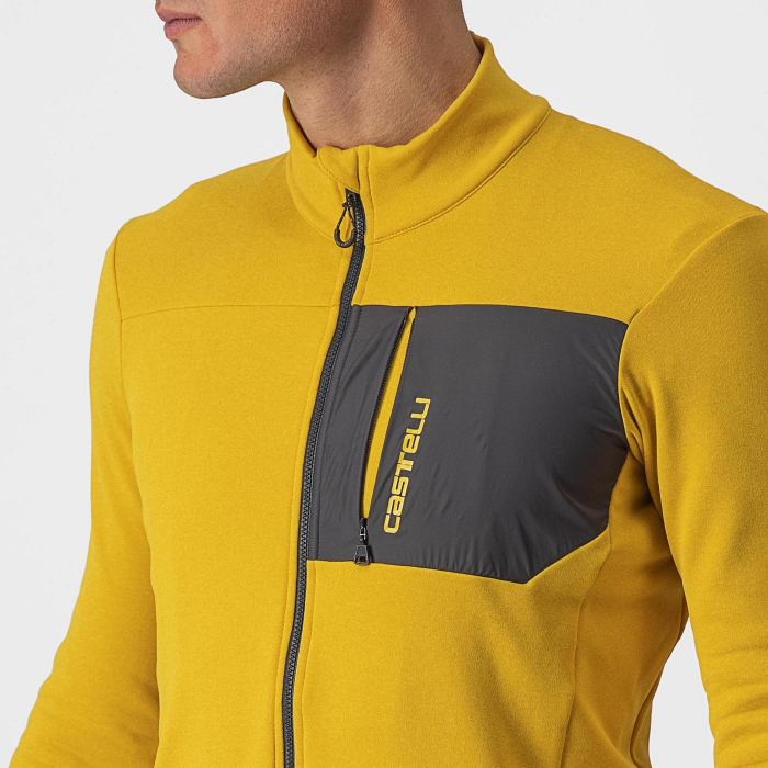Tricou cu maneca lunga Castelli Unlimited Trail, Galben/Antracit, XL [5]