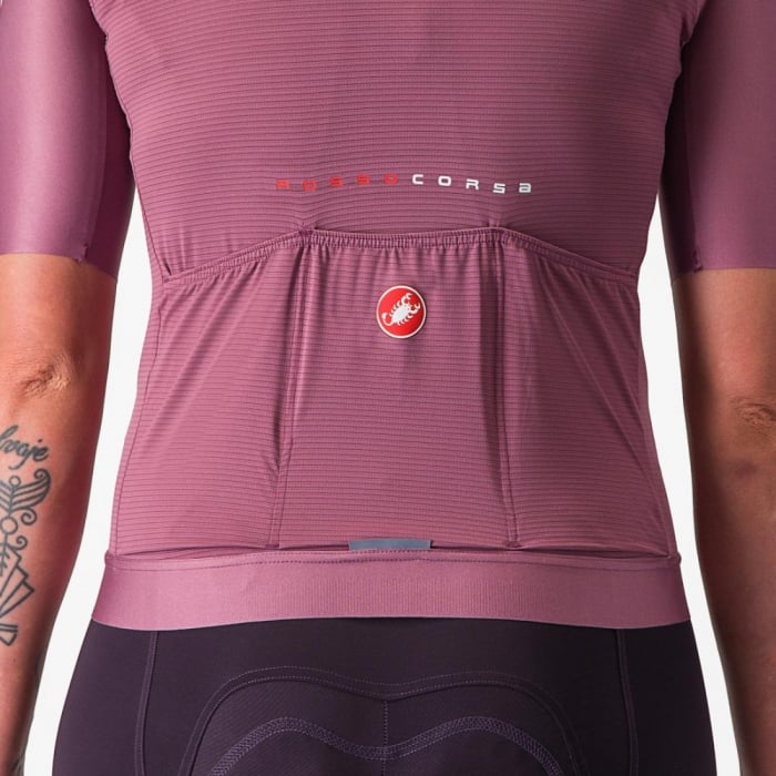 Tricou cu maneca scurta Castelli Aero PRO 7.0 W, de dama, Mov, M [4]