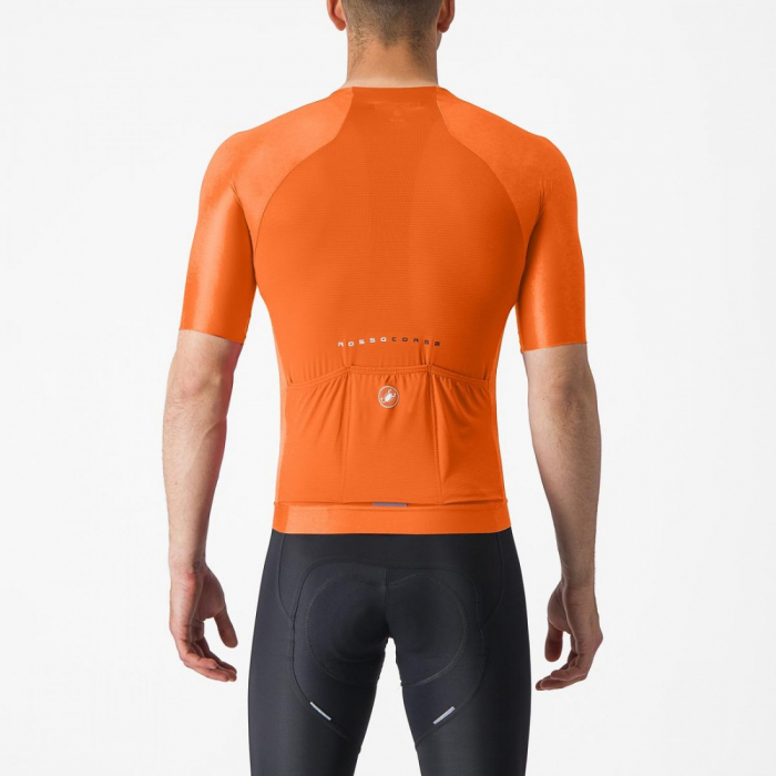 Tricou cu maneca scurta Castelli Aero Race 7.0, Portocaliu, XL [2]