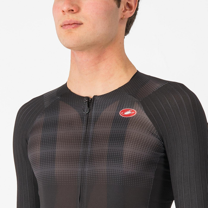 Tricou cu maneca scurta Castelli Aero Race 8S, pentru barbati, negru, L [6]