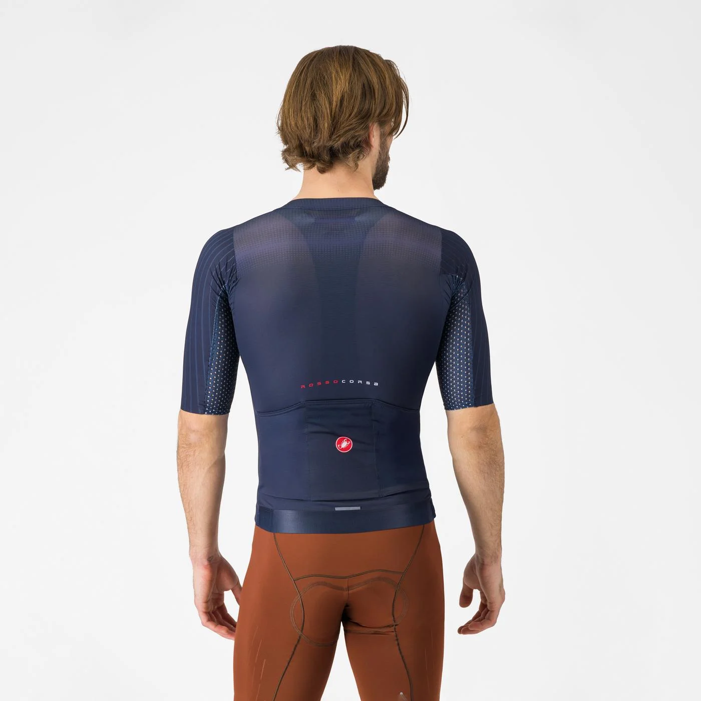 Tricou cu maneca scurta Castelli Aero Race 8S, pentru barbati, albastru belgian, XS [2]