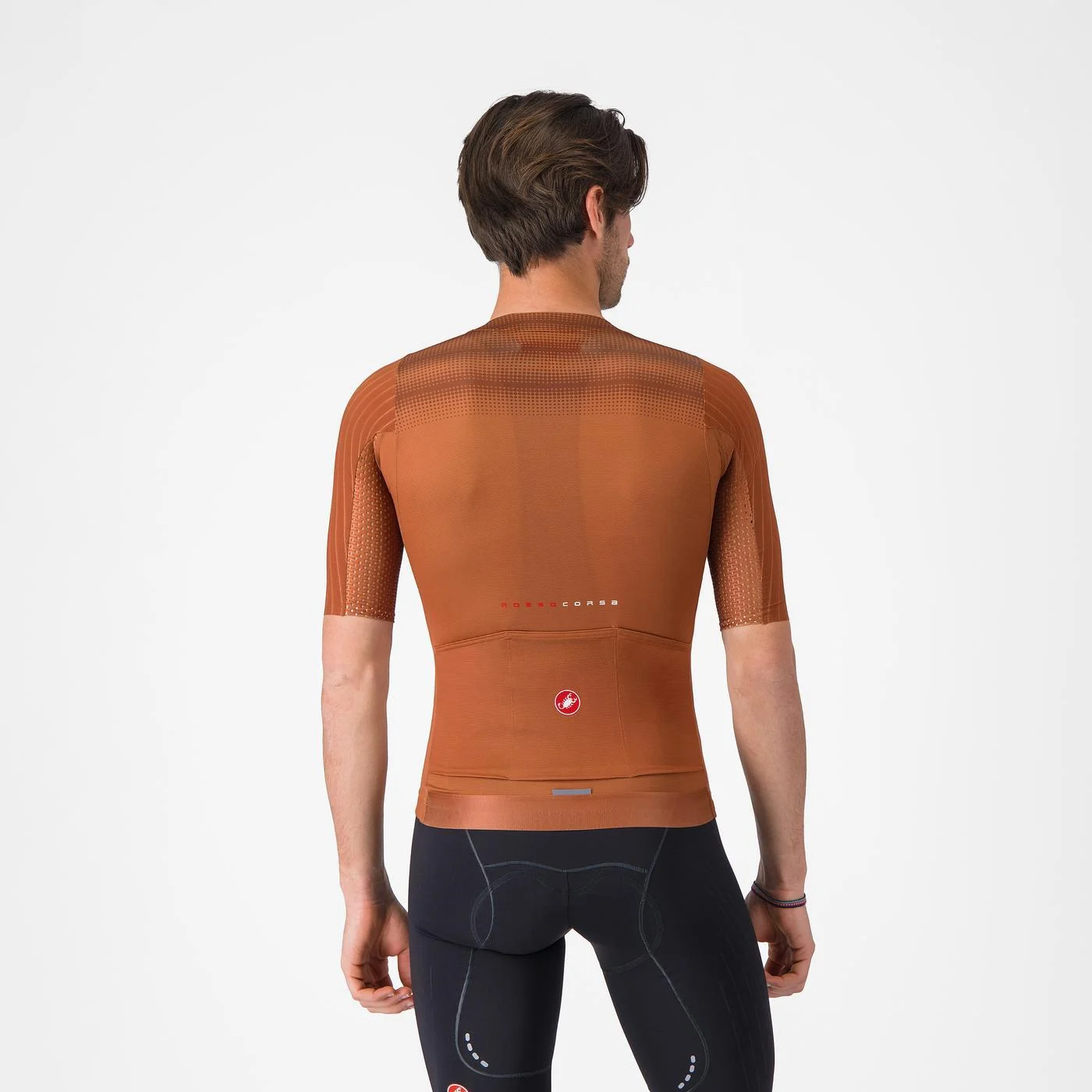 Tricou cu maneca scurta Castelli Aero Race 8S, pentru barbati, maro mocha, L [2]