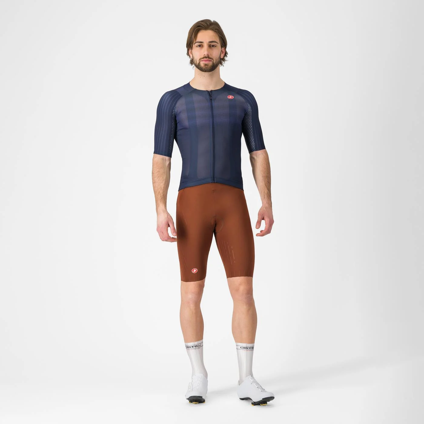 Tricou cu maneca scurta Castelli Aero Race 8S, pentru barbati, albastru belgian, XS [3]