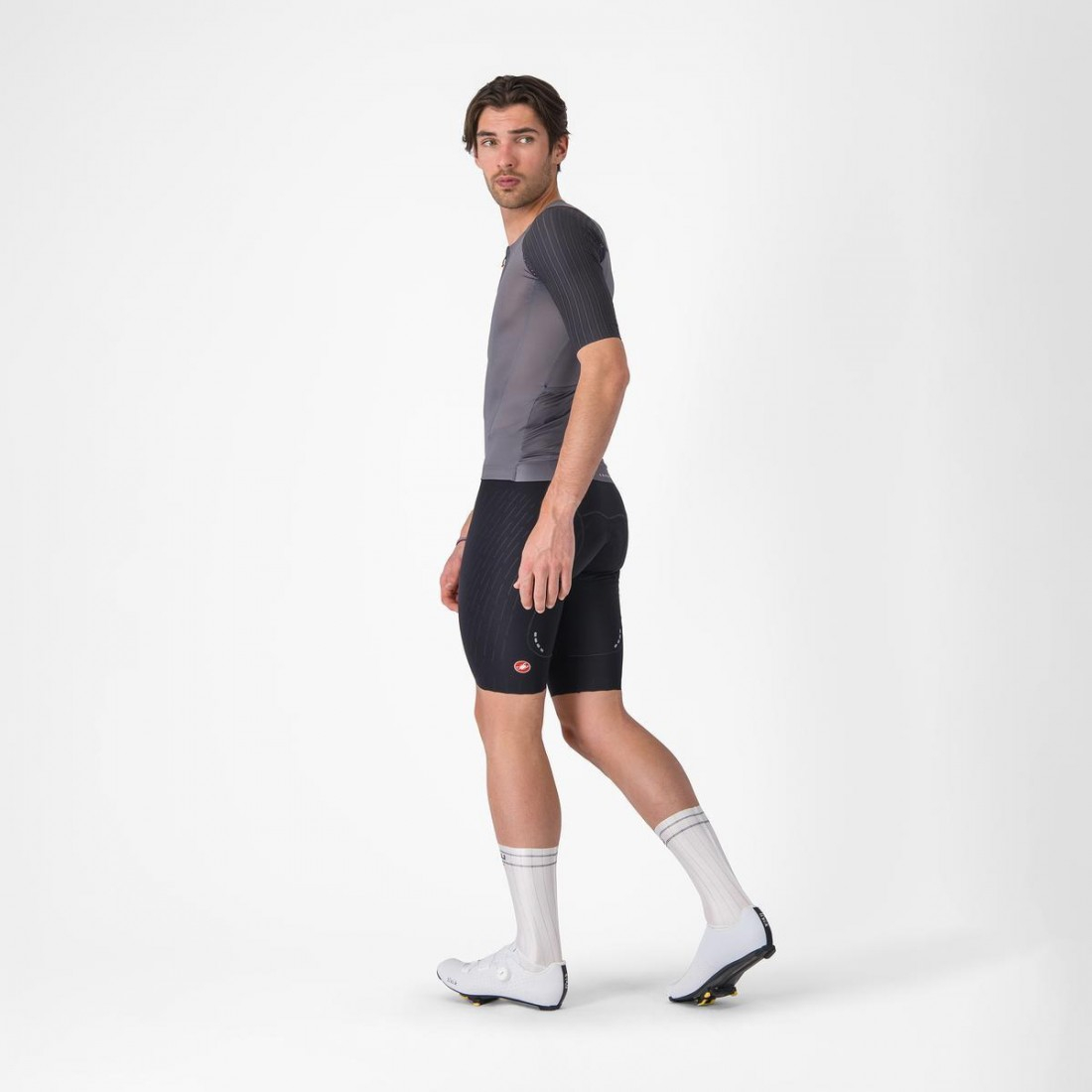 Tricou cu maneca scurta Castelli Aero Race 8s, pentru barbati, gri inchis L [6]