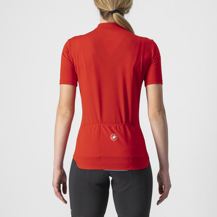 Tricou cu maneca scurta Castelli Anima 3 Dama Rosu/negru S [2]