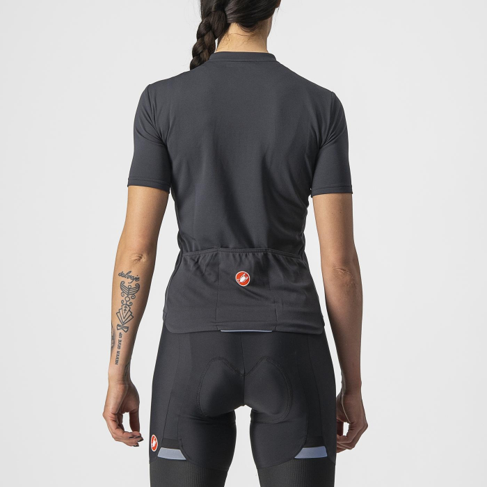 Tricou cu maneca scurta Castelli Anima 3 de dama Marine Black/Red XS [2]